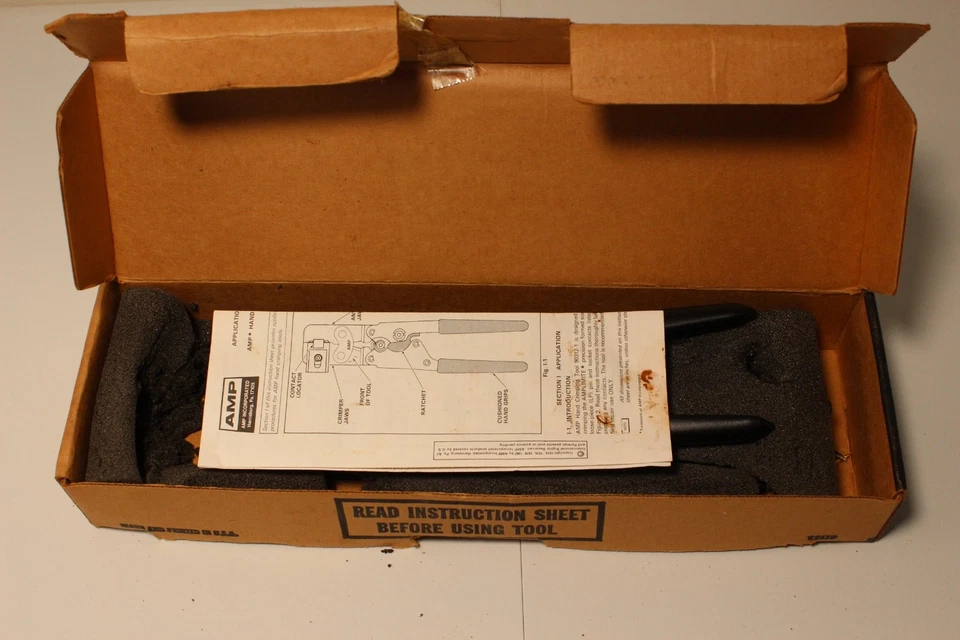 Herramienta de Crimpado AMP 90312-1 para Contactos Amplimite, Trinquete, Caja Abierta Manual Foto 3 de 4