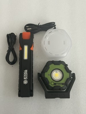 Matco Tools Rechargeable Flood Light 1000 Lumens And Folding Light 950 Lumen Set
