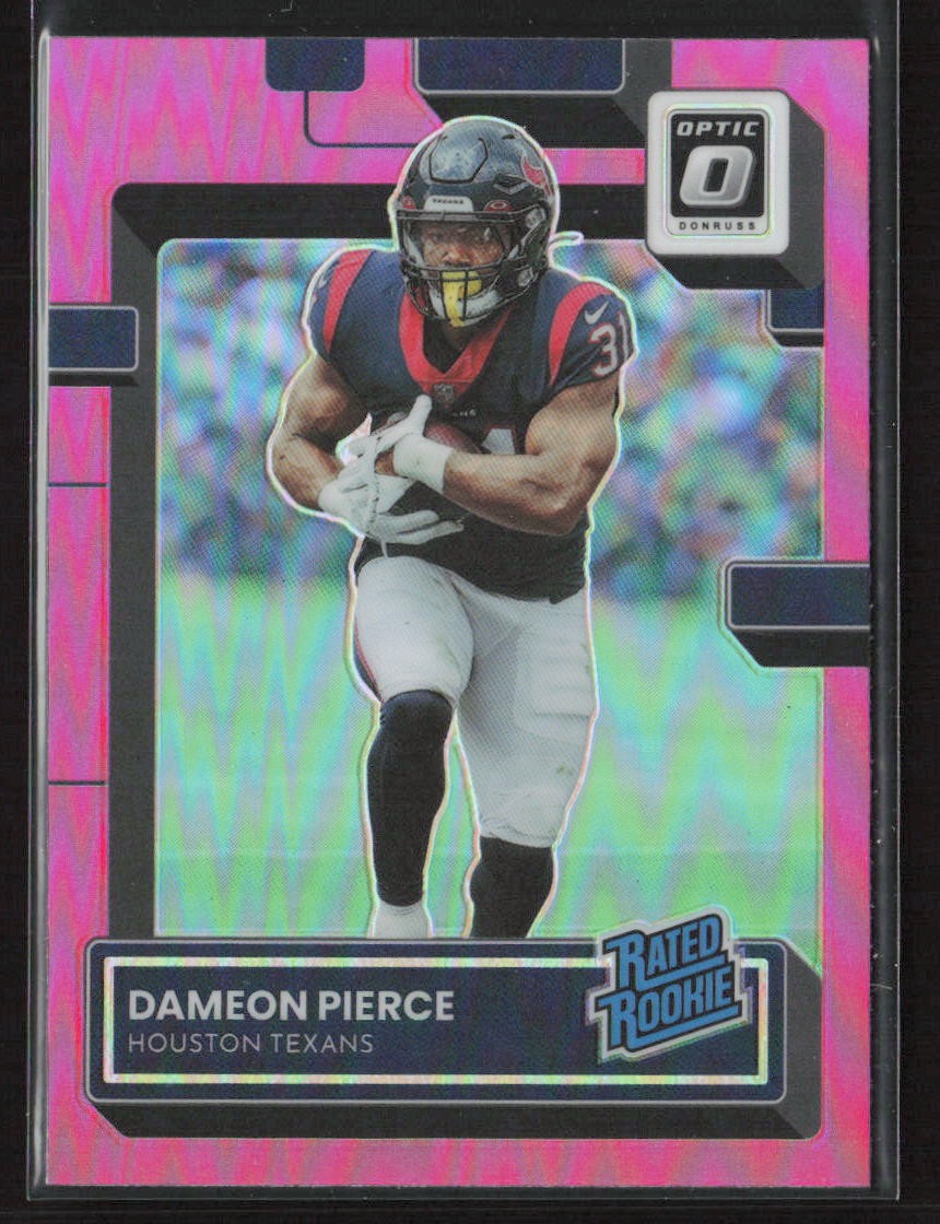 Dameon Pierce 2022 Donruss Optic #240 Pink Houston Texans