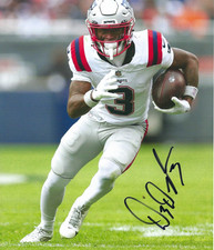 Demario Douglas Pop Douglas Signed Autographed 8x10 photo New England Patriots
