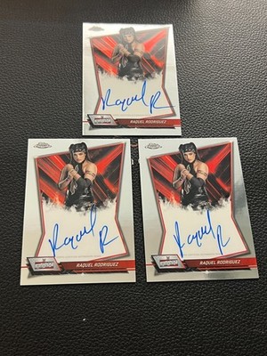 2026 Topps Chrome WWE Raquel Rodriguez Red Brand Auto*3 CF18