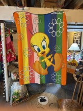 65  X 45  Looney Tunes Tweety Fleece Blanket 2004