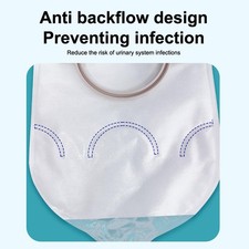 Two Piece Non Woven Ostomy Bag With Hook And Urination Valve Disposable