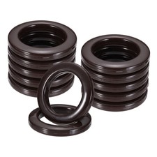 Curtain Grommets 10 Pack 1.65" 42mm ID Coffee Low Noise