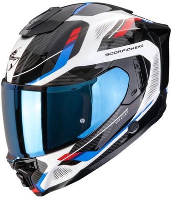 Scorpion EXO-1500 Air - Sleek White/Red/Blue