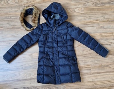 Marc o Polo Daunenjacke blau/grau Größe 36 Damen Parker Jacke