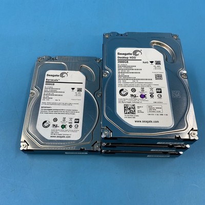 (LOT OF 4) Seagate *MIXED MODELS* 2TB/3TB* HDD 3.5'' SATA Desktop Hard Drives