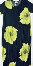 Jostar 90s Vintage Large Flower Print Stretch Maxi Dress Women's Medium Large