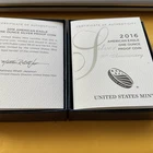 GET TWO 2016-W American Eagle One Ounce Proof Coins 99.9% SILVER 30TH ANN.