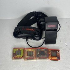 Tiger R -Zone Headrest Console Lot  w/4 Games Jurassic Park Star War *READ AS-IS image