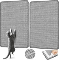 Kratzmatte FüR Katzen 60X40 Cm Sisal Teppich Kratzecke Grau