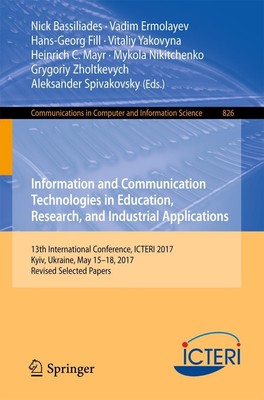 Information and Communication Technologies in Education, Research, and Industria