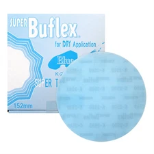 Eagle Abrasives, Inc. Super Buflex 193-1506, 6 in Disc 2500 Grit, Blue, Dry, Hoo