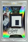 Jared Goff 2016 Panini Select Silver Prizm Prime Nameplate RC Patch Auto 25/49
