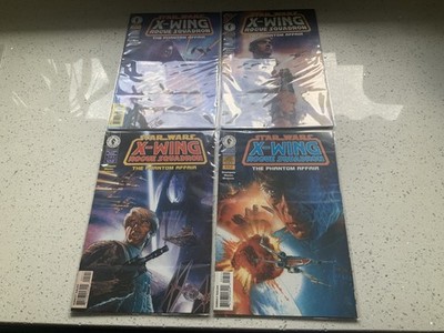 STAR WARS: X-WING ROGUE SQUADRON -THE PHANTOM AFFAIR #1-#4 COMPLETE SET 1996 A14