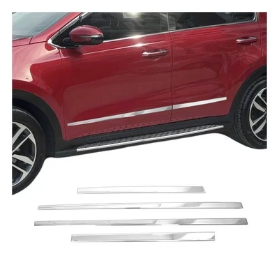 Garniture Baguette de porte latérale pour Kia Sportage 2015-2021 acier inox 4Pcs - Photo 1/4