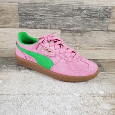 Scarpe da bambino Puma Palermo Special Jr taglia 4 rosa Delight Green sneakers stringate gomma