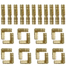 24pcs Mini Invisible Brass Hinges for Jewelry Boxes Small Projects NEW