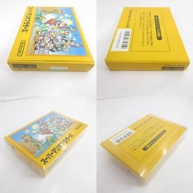 Super Mario Bros. box, instruction manual, software, Famicom, working condition