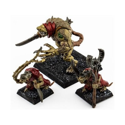 GW WHF Skaven Plastic Rat Ogre w/Pack Master #8 NM