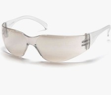 PYRAMEX INTRUDER SAFETY GLASSES I/O MIRROR LENS INDOOR/OUTDOOR S4180S 12 PAIR