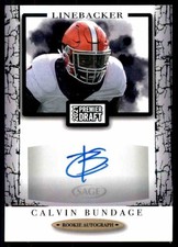 2021 SAGE HIT Autographs Black Calvin Bundage Auto #A117