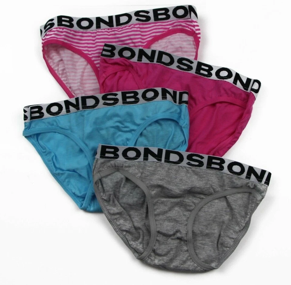 New Bonds Girls Bulk 8 Pairs Underwear Kids Girl Briefs Undies Assorted - image 4 of 4
