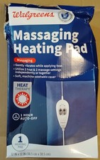 Massaging Heating Pad  2 Heat  2 Massage Settings  Auto-Off  New