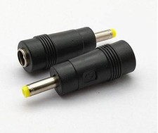 12pcs Dc Power Adapter 5.5x2.1mm Female Jack To 4.0x1.7mm Male Plug Electrical S