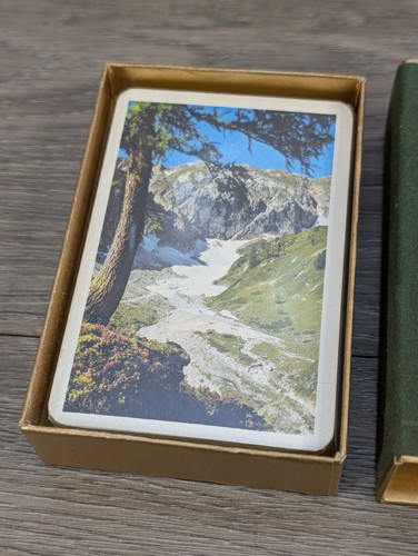 SEALED ! Vintage Waddington’s Fine Playing Cards in a Special Edition Felt Box - Picture 8 of 11
