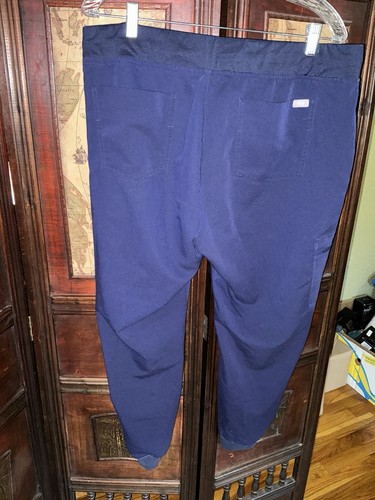Figs Technical Collection Scrub Pants Scrubs Joggers XL/P Navy Blue Zamora - Picture 4 of 5