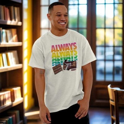Hershey's Chocolate Candy Bar Always Unisex Graphic T Shirt Tees