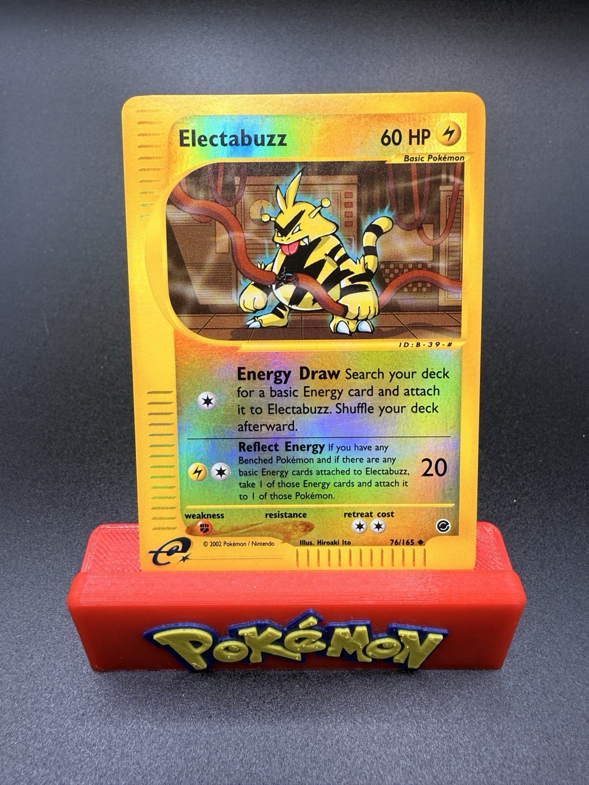 Electabuzz 76/165 Expedition Base Set Reverse Holo Pokemon TCG e-Reader NM/M-f