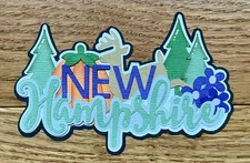 New Hampshire State Paper Piecing Die Cut