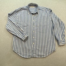 VTG Levi  s Silver Label Striped Button Down Long Sleeve Men  s Sz XL Pocket