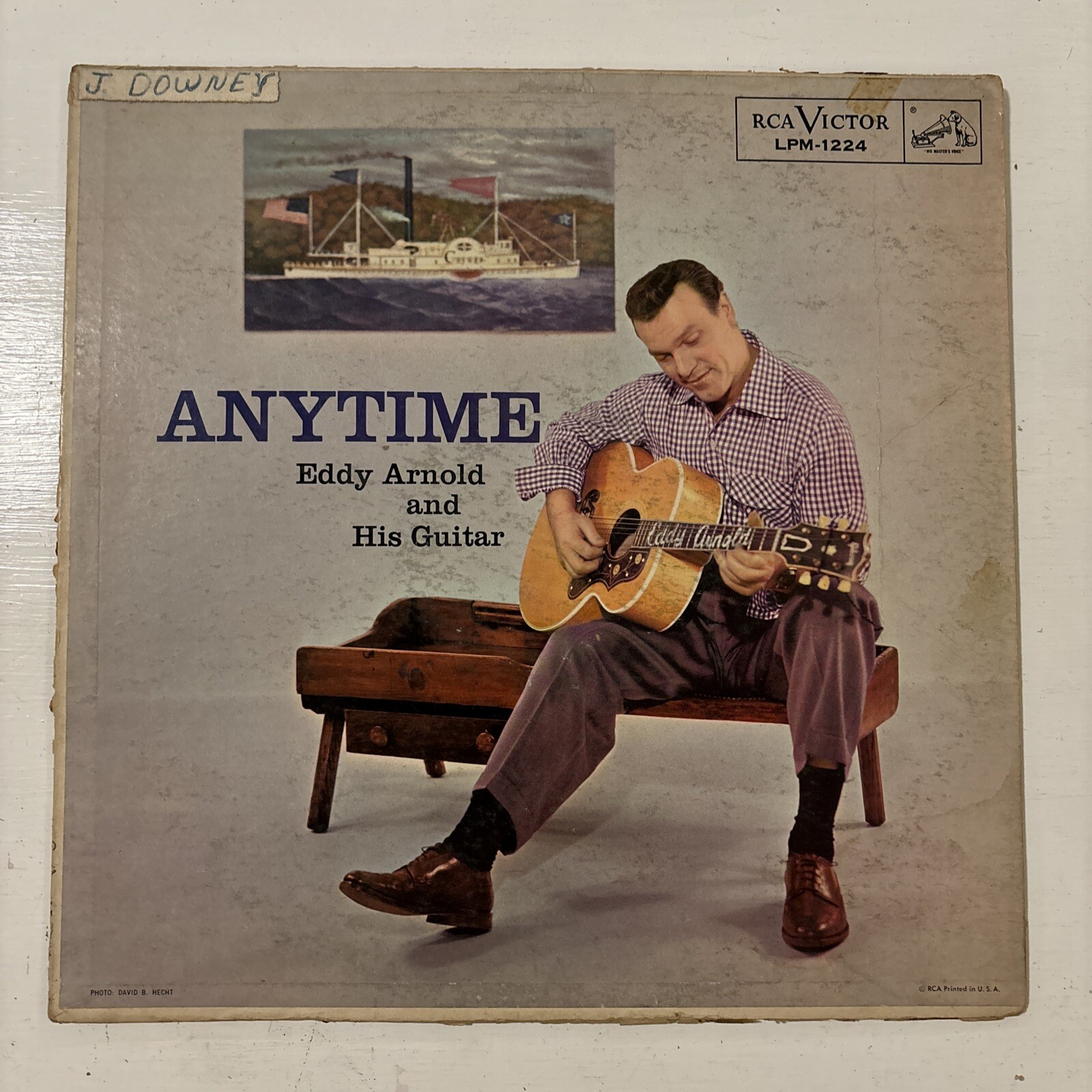 Eddy Arnold Anytime LP Record RCA Victor 1956 LPM 1224 MONO G+/VG | eBay