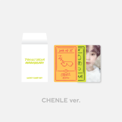 NCT DREAM 7th ANNIVERSARY OFFICIAL MD GOODS LUCKY CARD SET +