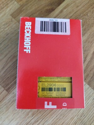 Beckhoff EL2904 EtherCAT Klemme 4-Kanal Digitalausgang 24V DC 0,5 A TwinSAFE