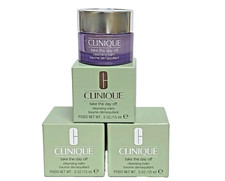 Lot of 3 Clinique Take the Day off Cleansing Balm 0.5oz/15ml Each New In Box