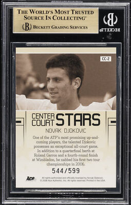 2006 Ace Authentic Grand Slam - Center Court Stars Novak Djokovic