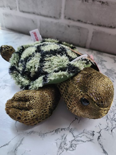 Aurora Sea Turtle Splish Splash 8 inch Flopsie Plush NEW NWT - Picture 6 of 9