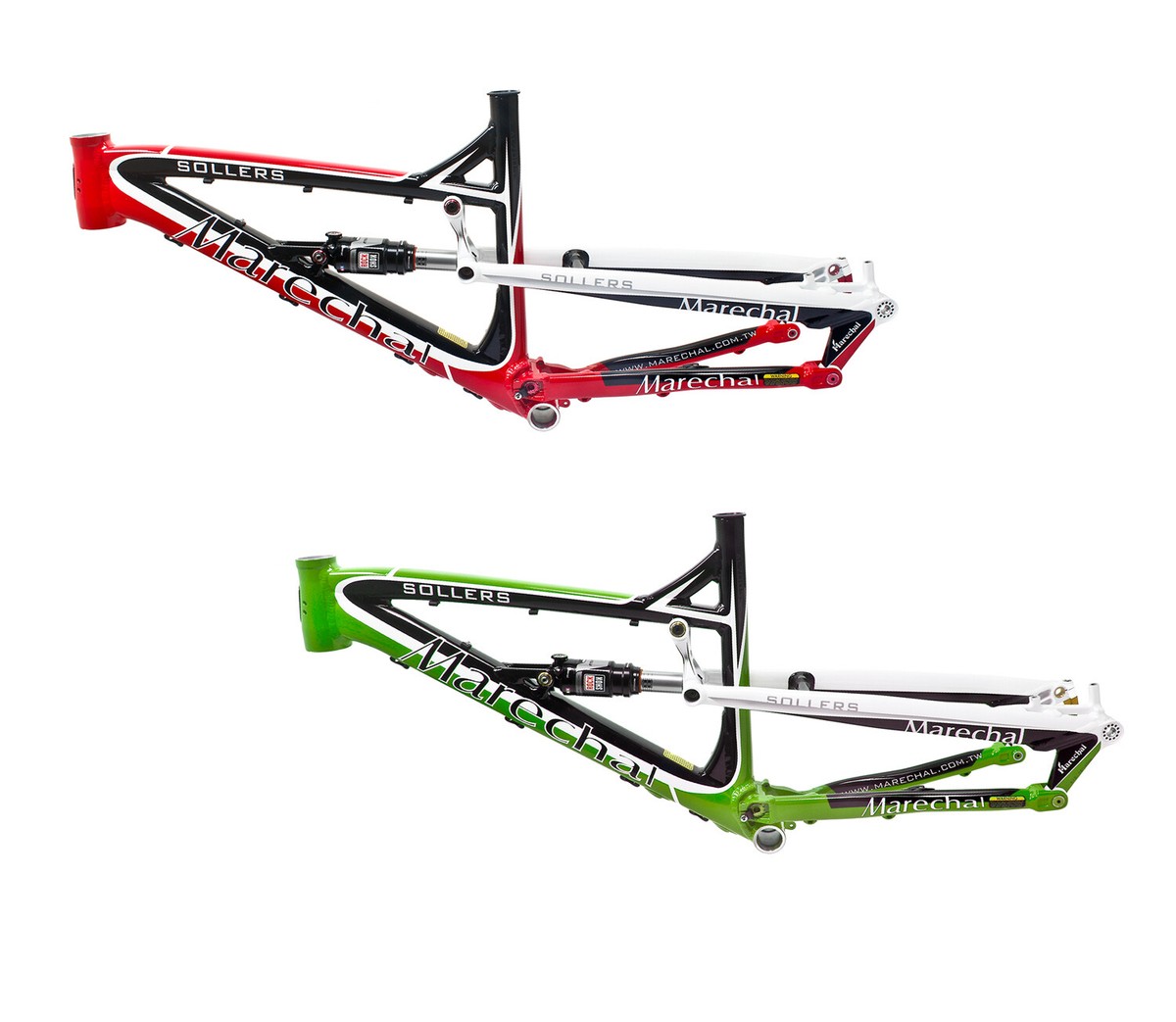 Telaio Marechal Sollers AM/Enduro 26” Rosso – Full Suspension Con Ammortizzatore Rockshox, Taglia 16.5”