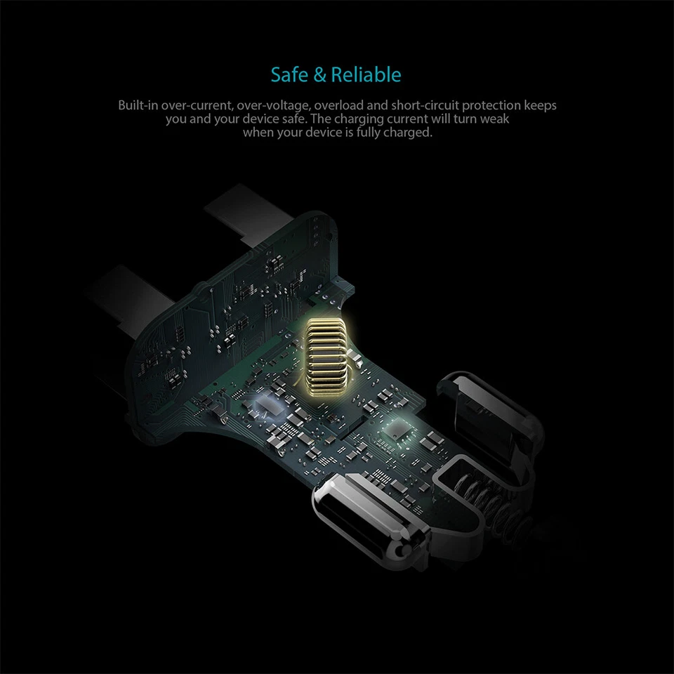 dodocool  2 Port USB 5V 2A 30W  Car   for Smart  T9F0 - Image 4 of 4