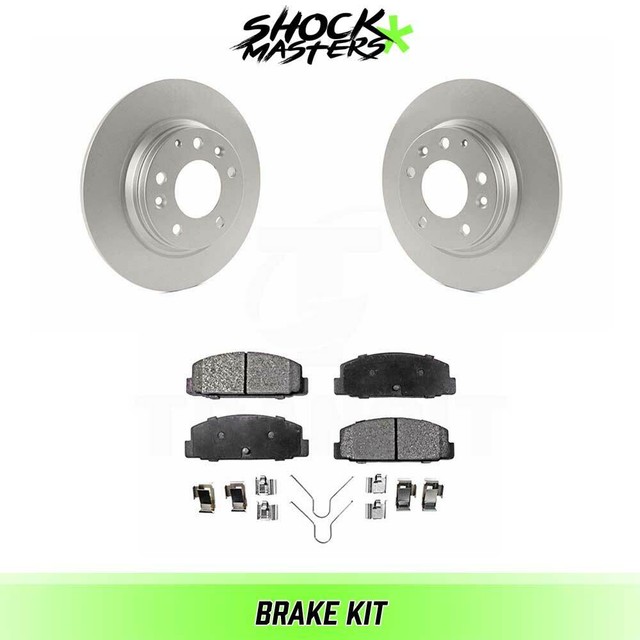 Rear Semi Metalic Brake Pads & GCoated Rotor Kit for 20032005 Mazda 6