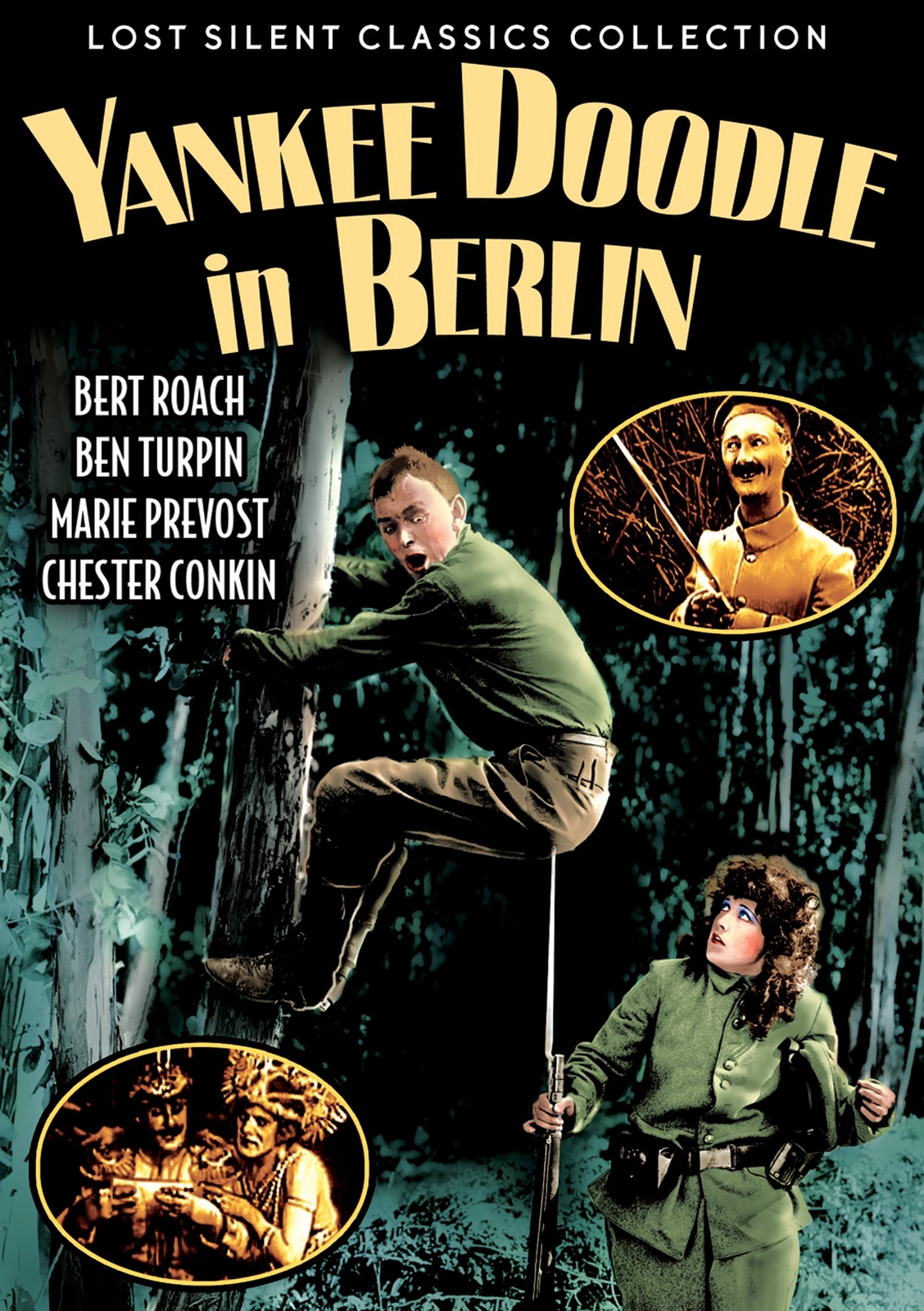 Yankee Doodle in Berlin (Silent) (DVD) Bert Roach Ben Turpin Marie Provost