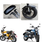 Front Fender Dirt Splash Mudguard Flap Black Fits Honda Monkey 125 2022 - 2023