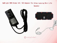 AC Adapter For Altec Lansing iMW477 IMW478 IMW457 Mini Life Jacket H2O Speaker