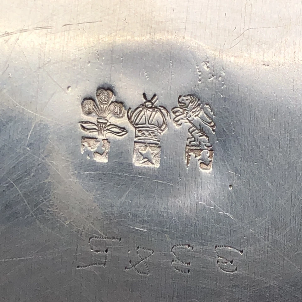 Antiguo plato inglés de cera Jack de mediados del siglo XIX Sheffield #3385 Foto 4 de 4