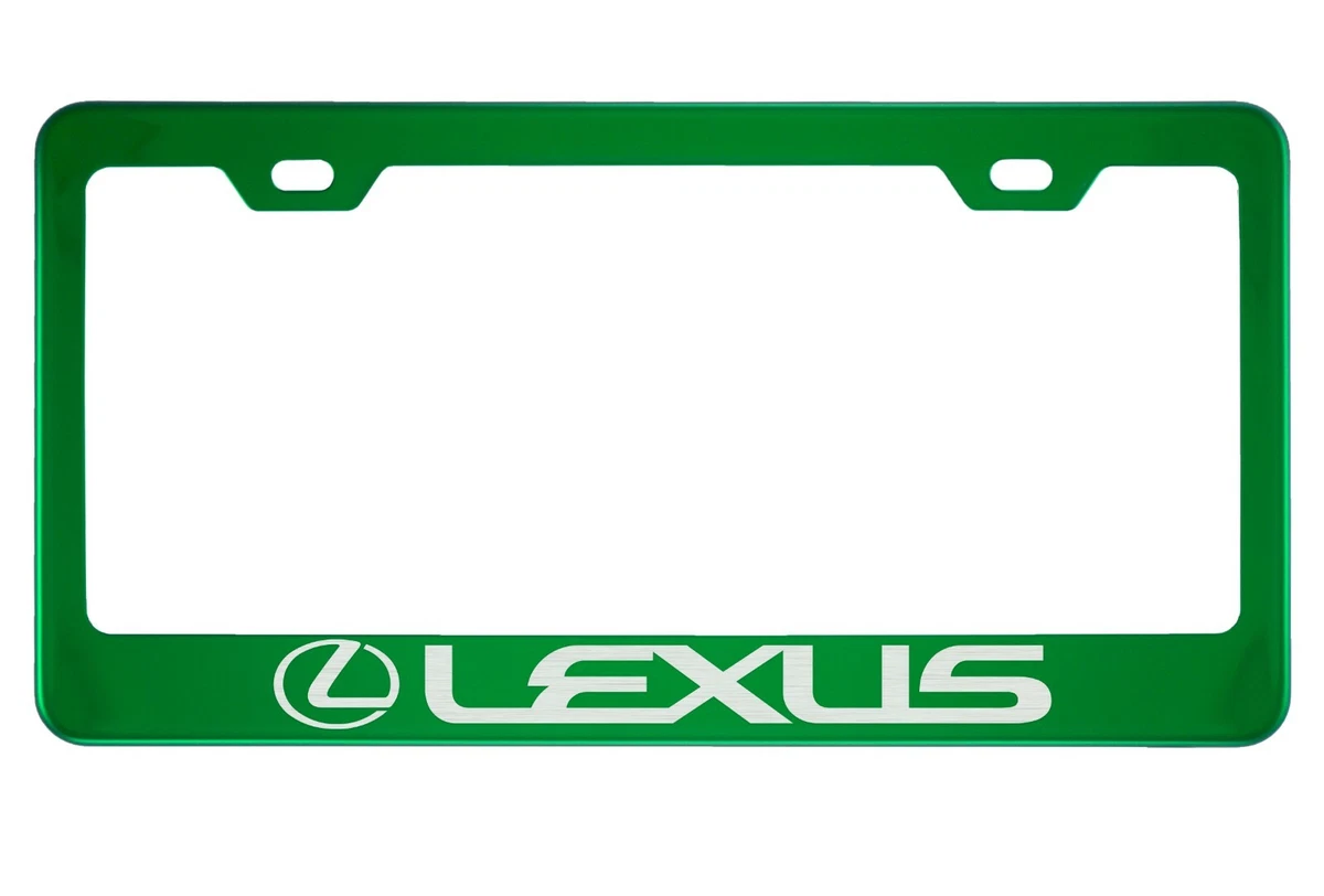 Green License Plate Frame For Lexus eBay