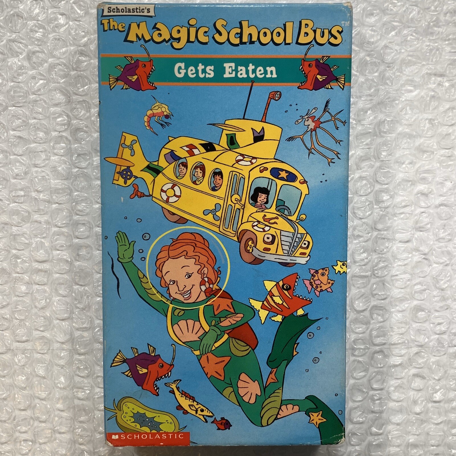 The Magic School Bus Gets Eaten VHS RARE HTF Scholastic 85365120433 eBay